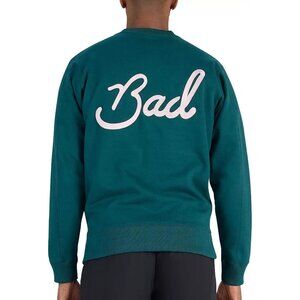 Bad Birdie Men's Azalea Golf Crewneck Sweatshirt Lush Green Size Lage Logo